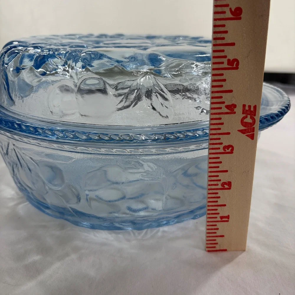 Libbey vintage blue